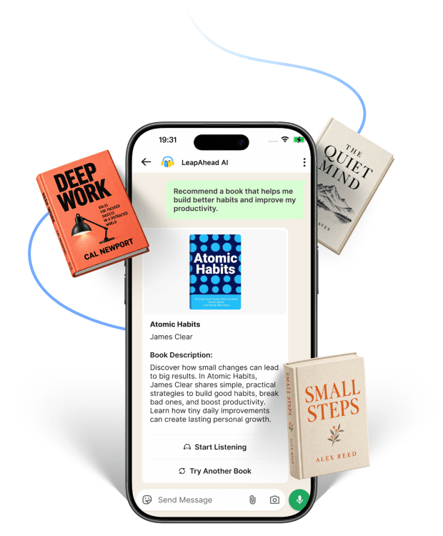 LeapAhead reading assistant in WhatsApp