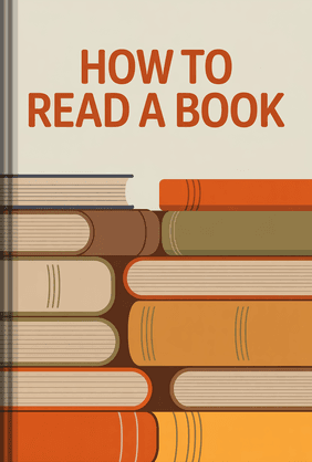 How to Read a Book book cover - Leapahead summary