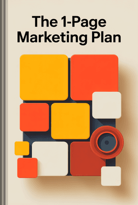 The 1-Page Marketing Plan book cover - Leapahead summary