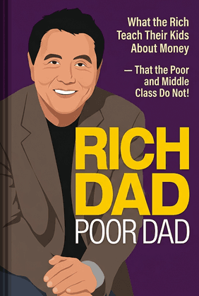 Rich Dad Poor Dad book cover - Leapahead summary
