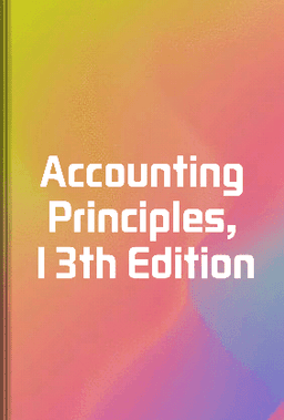 Accounting Principles, 13th Edition book cover - Leapahead summary