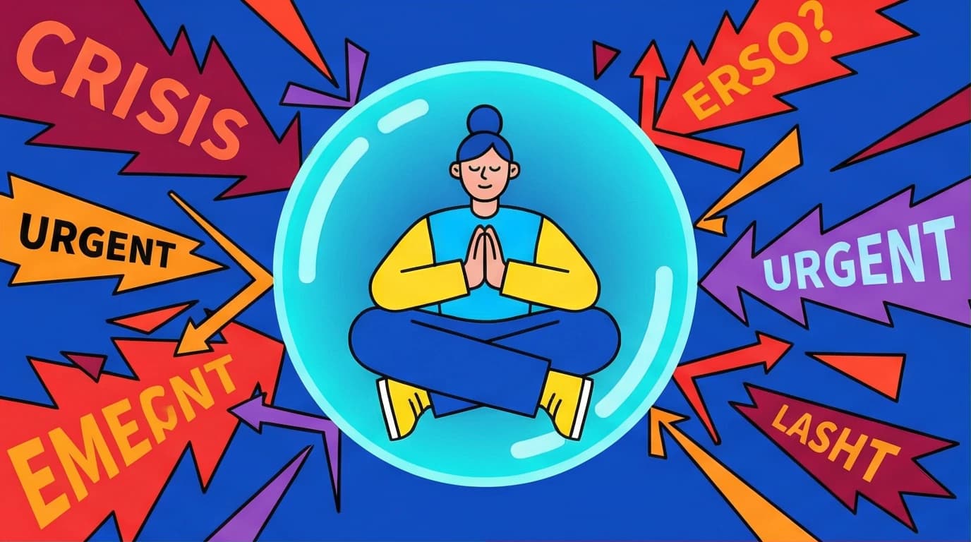 An illustration of a person creating a personal shield, symbolizing the 10 laws of boundaries by Henry Cloud for reclaiming your life.