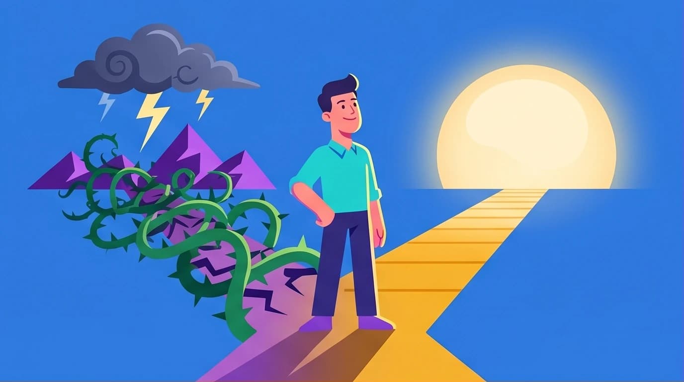 Illustration of Björn Lindeblad's choice of acceptance and dignified death over fighting ALS, a core theme from 'I May Be Wrong'.