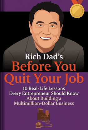 Rich Dad's Before You Quit Your Job book cover - Leapahead summary