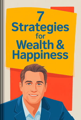 7 Strategies for Wealth & Happiness book cover - Leapahead summary