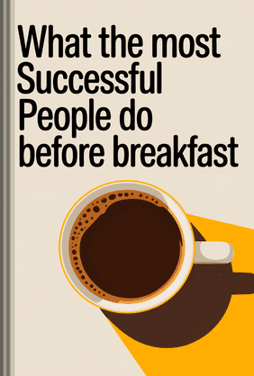 What The Most Successful People Do Before Breakfast book cover - Leapahead summary