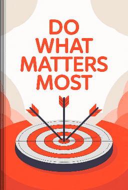 Do What Matters Most book cover - Leapahead summary