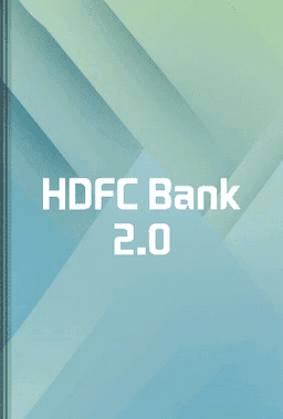 HDFC Bank 2.0 book cover - Leapahead summary