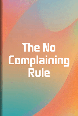 The No Complaining Rule book cover - Leapahead summary