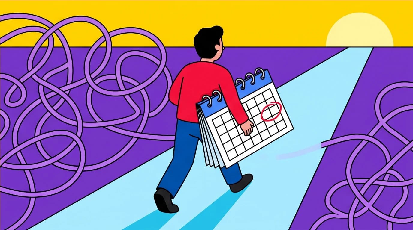 An image representing how to deal with an avoidant partner by setting a firm boundary and choosing to walk away from the anxious-avoidant trap.