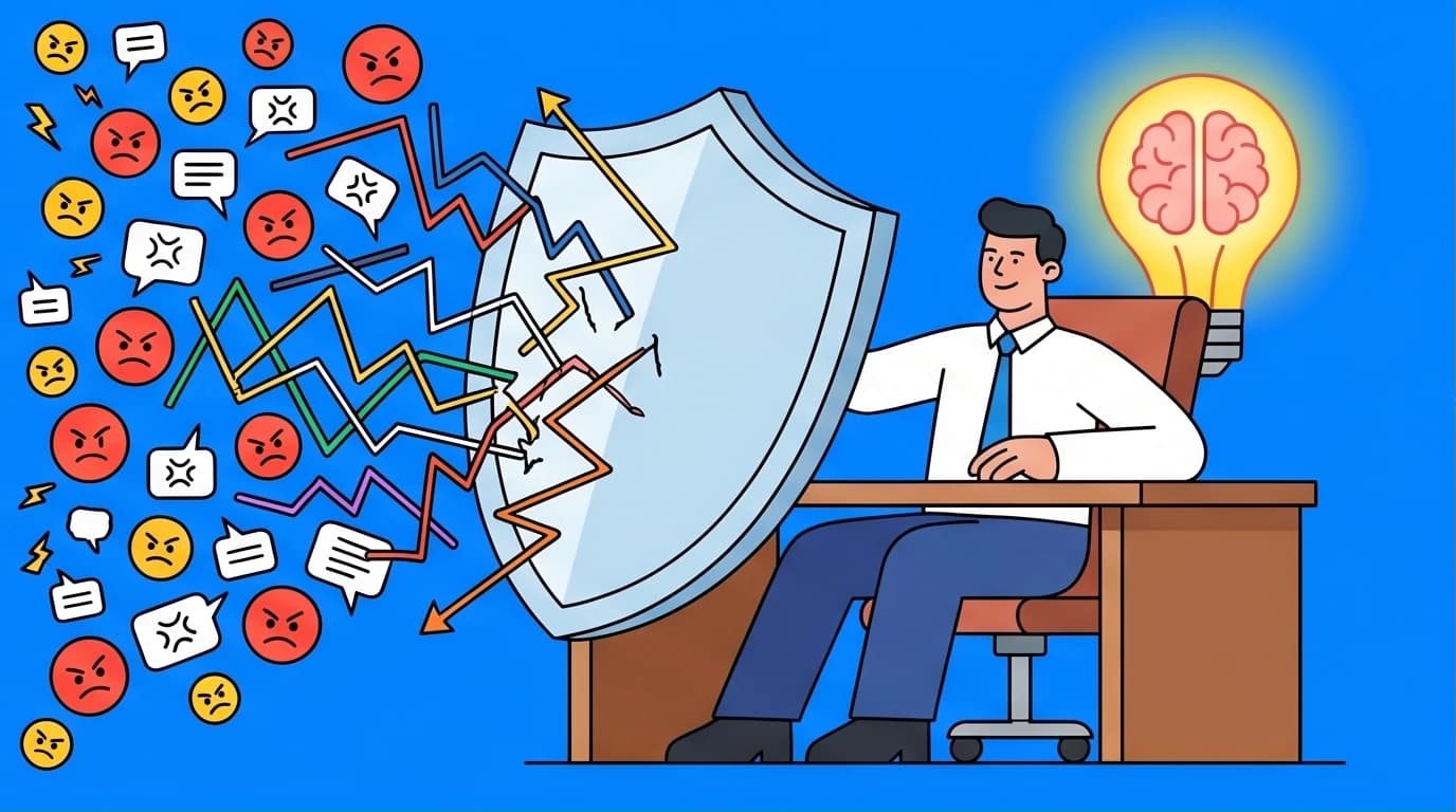 A manager uses frameworks from the best books on managing people to shield themselves from team conflicts and toxic behaviors.