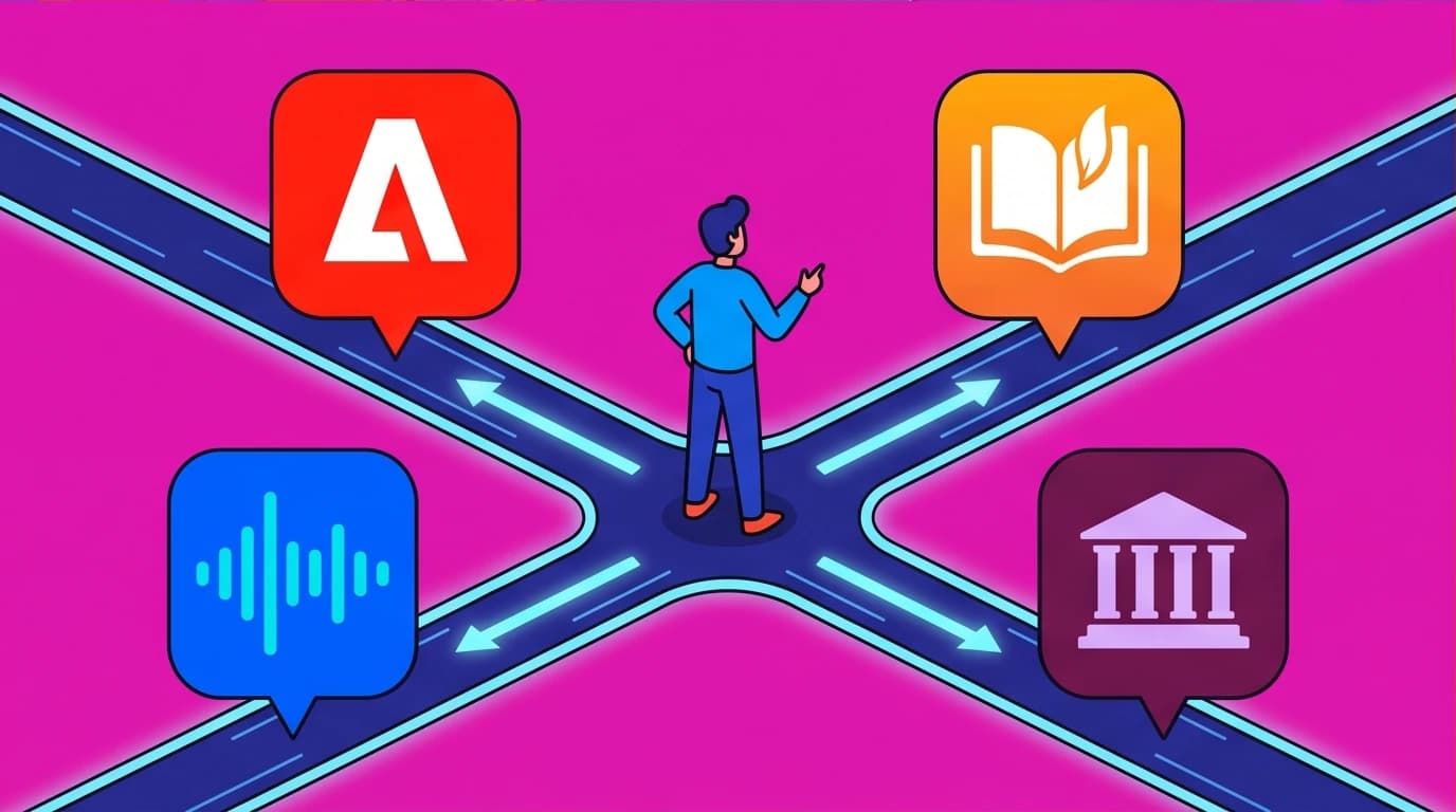 Comparing the best platforms to listen to Dinesh D'Souza audiobooks, including Audible, Spotify, Apple Books, and the Libby app.