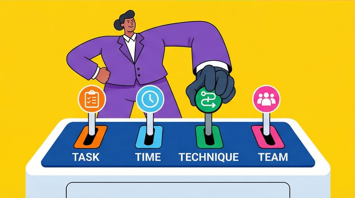 An employee demonstrates autonomy by choosing between task, time, technique, and team, a key concept from the Drive Daniel Pink book summary.