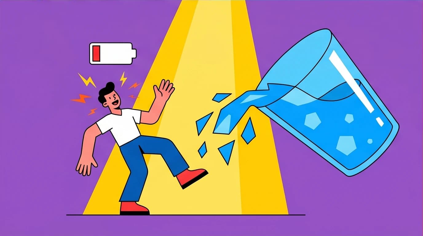 A person being energized by sunlight and water, demonstrating the biological reset step for a high-productivity morning routine.