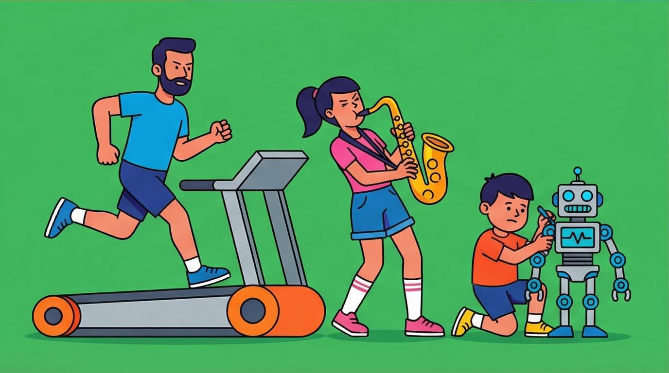 A family demonstrates the 'Hard Thing Rule,' a practical strategy for parenting for perseverance and building grit in children.