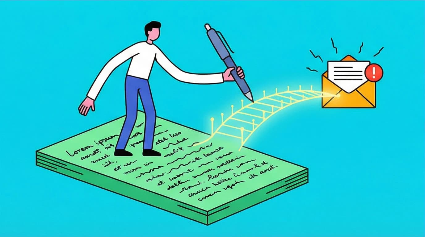 An illustration of a reader actively writing in a copy of Meditations, connecting ancient Stoic lessons to modern challenges as per the reading guide.