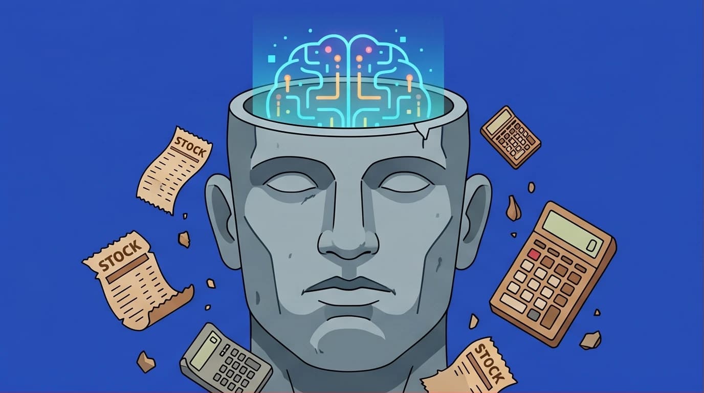 An illustration showing the timeless psychological concepts of Benjamin Graham's The Intelligent Investor thriving in today's market.