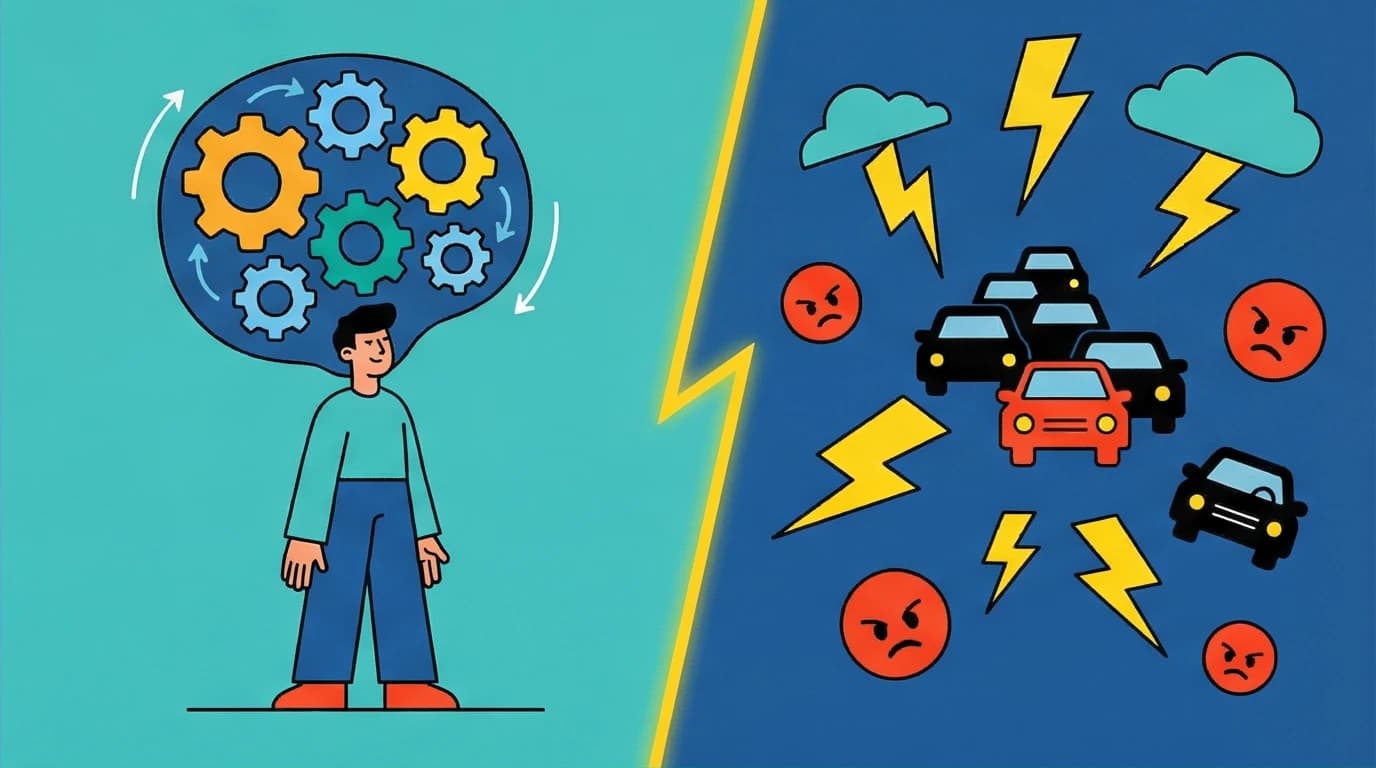 A person maintains inner peace by controlling their mind, illustrating the Stoic dichotomy of control from Marcus Aurelius quotes.