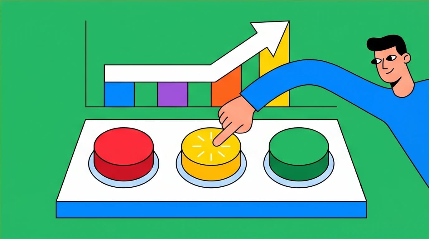 A red-yellow-green tracker system used to evaluate and review SMARTER goals, showing how to readjust a plan that is falling behind.